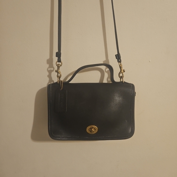 Vintage Coach Casino Bag 9924 Black - Picture 1 of 15